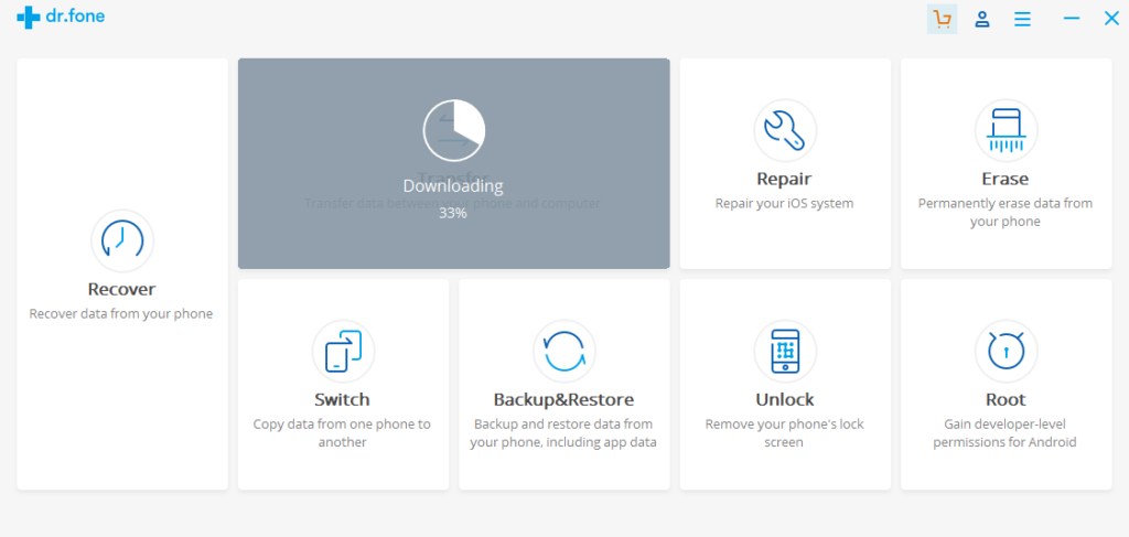 تحميل دكتور فون "2021" Dr.Fone v10.9.4 EXE - شرح عمل روت للاندرويد بنقرة واحدة! 11 Dr.Fone Home Screen Mohamedovic