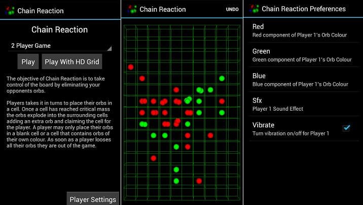 ما هي أفضل 10 ألعاب اندرويد أقل من 10 ميجابايت للاندرويد بعام 2023؟ 9 لعبة Chain Reaction