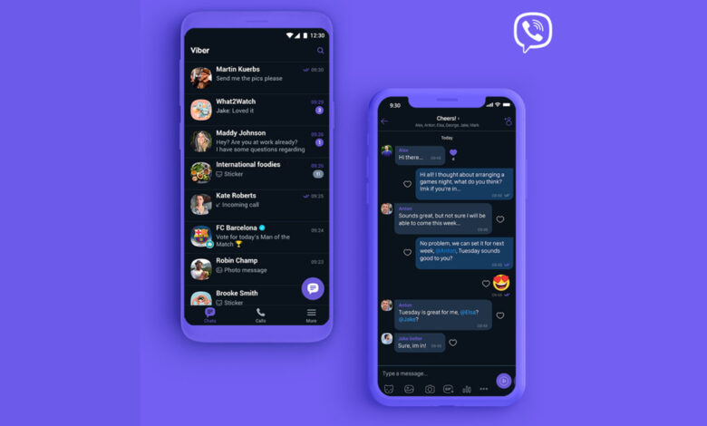 بعد ماسنجر الفيسبوك، الوضع الليلي يصِل رسميًا إلى Viber على الاندرويد! 1 الوضع الليلي في فايبر