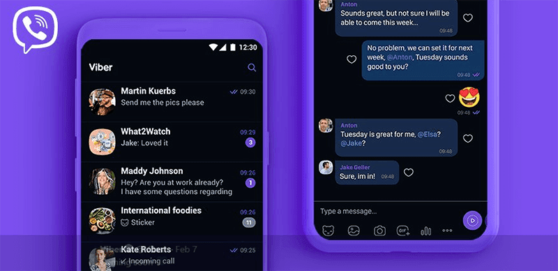 بعد ماسنجر الفيسبوك، الوضع الليلي يصِل رسميًا إلى Viber على الاندرويد! 6 فايبر ذو اللون الاسود
