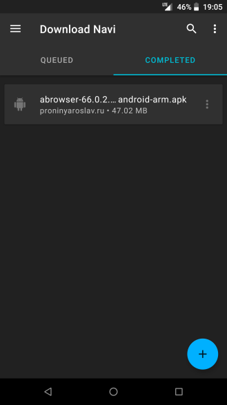 تطبيق Download Navi | مجاني، مفتوح المصدر لإدارة التحميلات للاندرويد 6 Download Navi 02