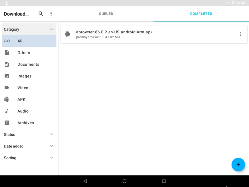 تطبيق Download Navi | مجاني، مفتوح المصدر لإدارة التحميلات للاندرويد 7 Download Navi 03