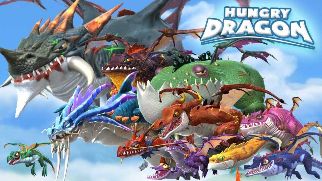 تحميل لعبة هنجري دراجون Hungry Dragon apk من افضل العاب اركيد للاندرويد 5 هنجري دراجون