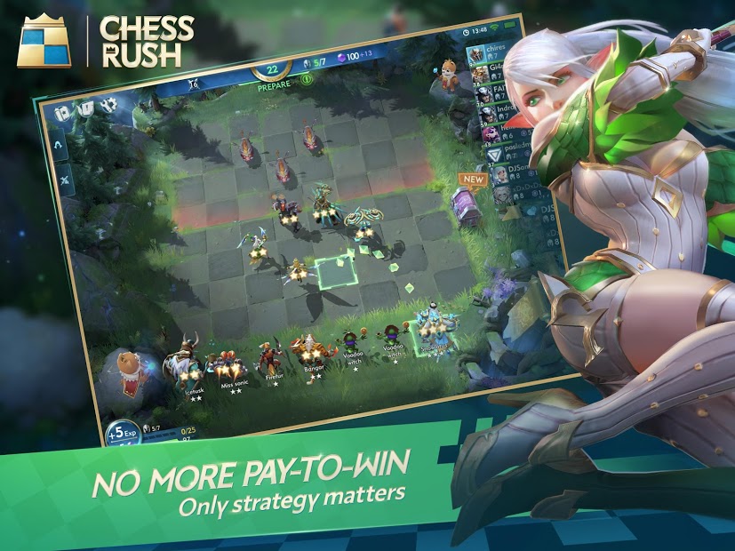 تحميل لعبة Chess Rush APK تشيس راش مقاتلة الأعداء على الشطرنج! 6 chess rush