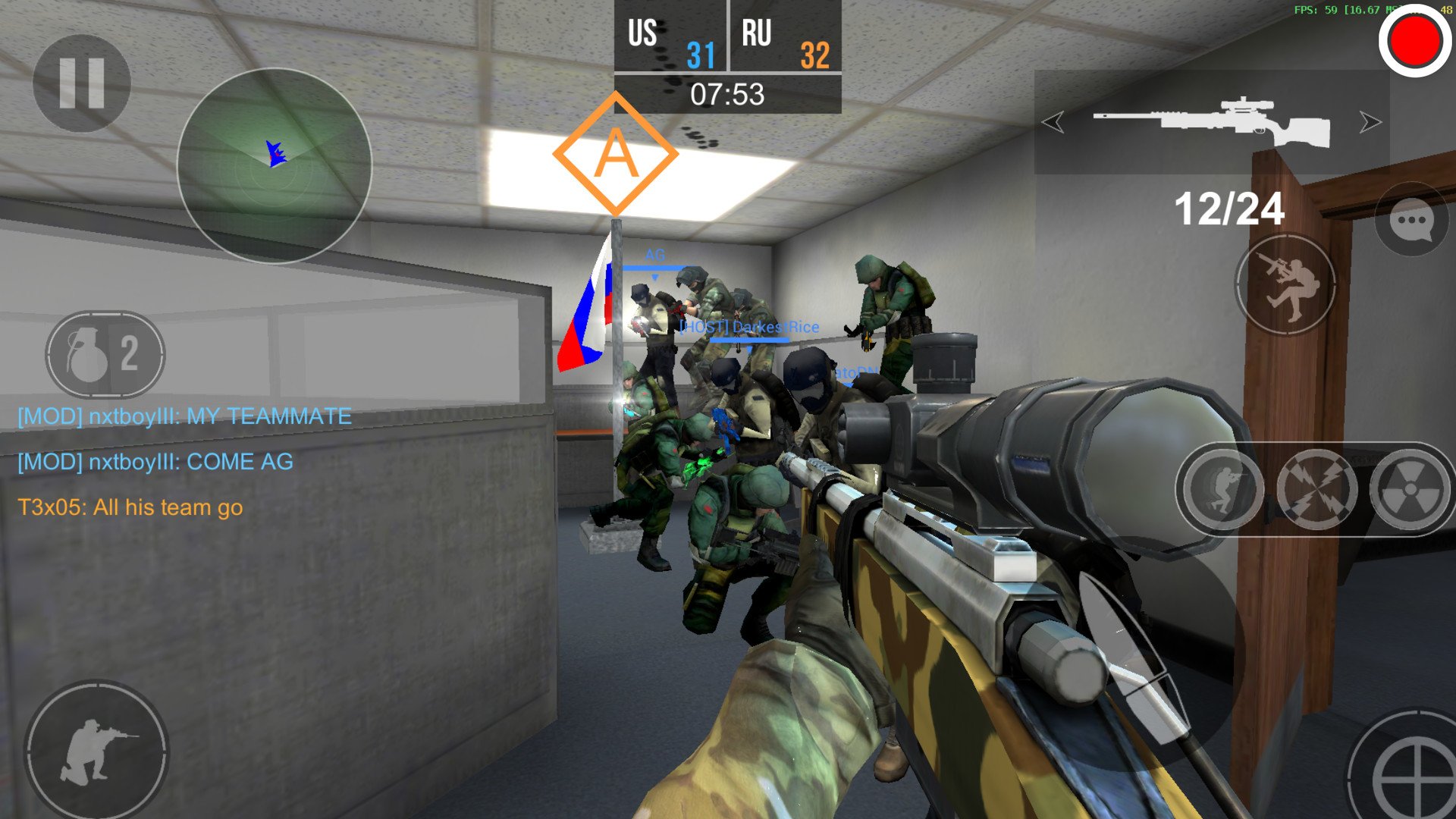 تحميا بولت فورس Bullet Force لعبة قوة الرصاص APK, OBB للاندرويد 6 Bullet Force