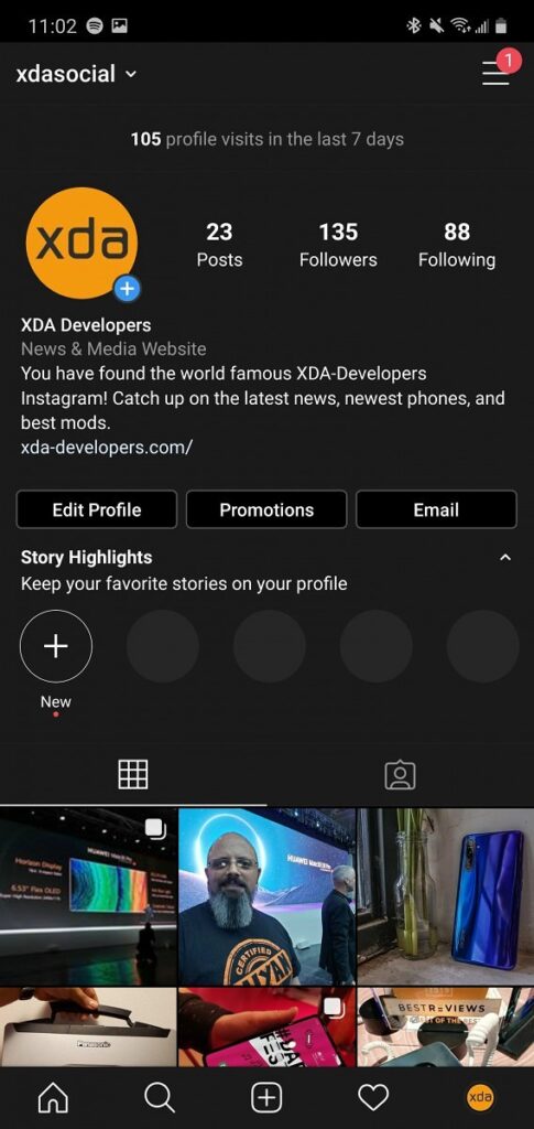 تحميل انستقرام الاسود 2020: Dark Instagram v170.0.0 .APK نسخة رسمية للاندرويد 8 انستقرام الاسود