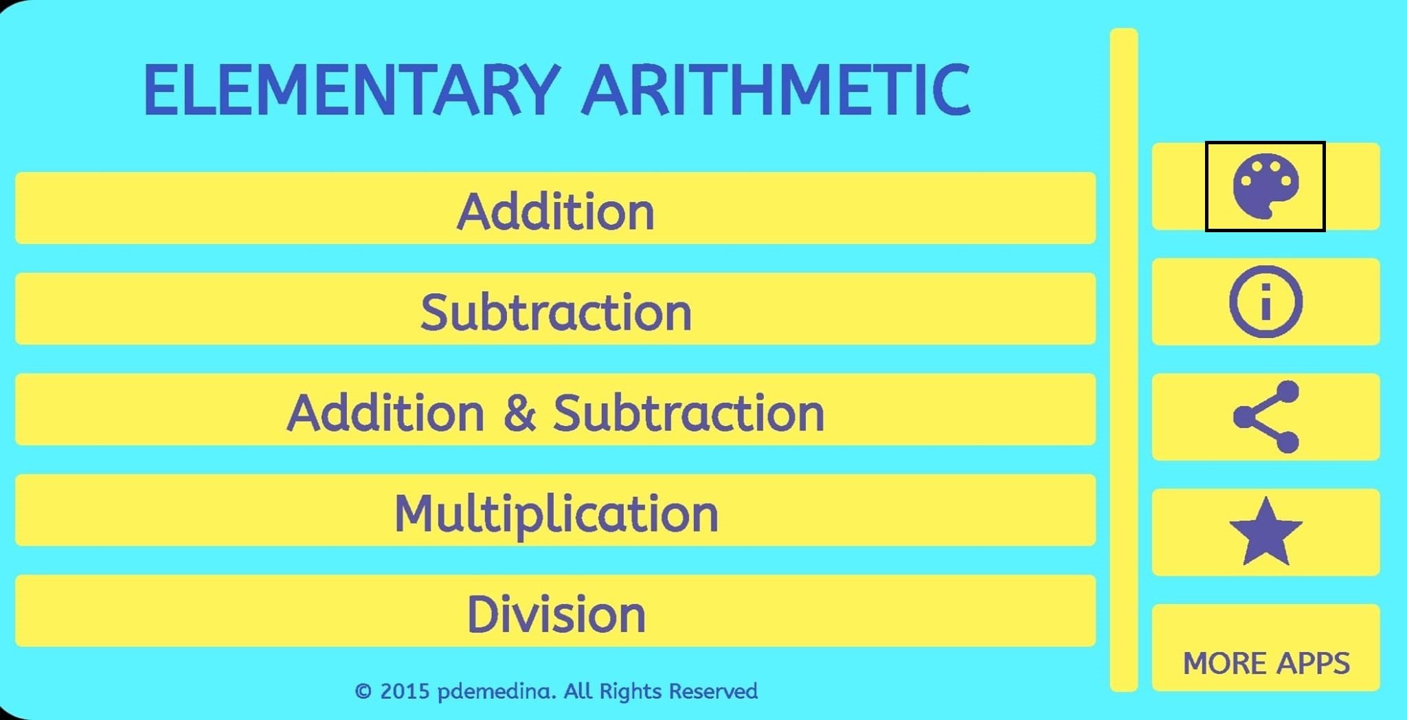 تطبيق Elementary Arithmetic | تعليم الأطفال (Math) ومهارات الحساب 6 مهارات الحساب للأطفال