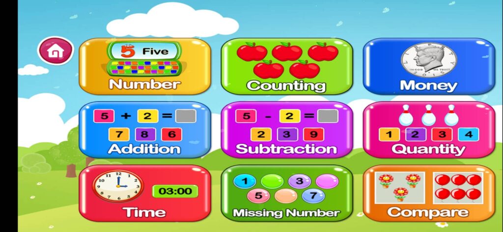 تطبيق Kids Preschool Learning | كيفية مساعدة طفلك قبل دخوله المدرسة 7 قسم Math