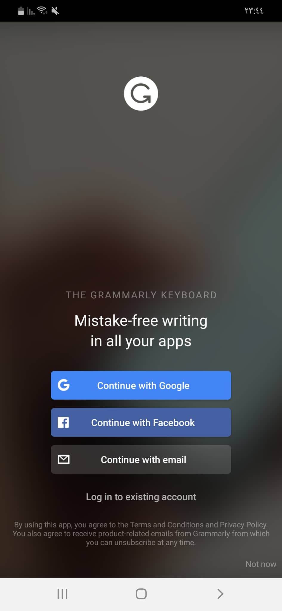 تطبيق Grammarly | أول تطبيق لتصحيح الأخطاء الإملائية باللغة الإنجليزية مجانًا 11 التسجيل في تطبيق Grammarly