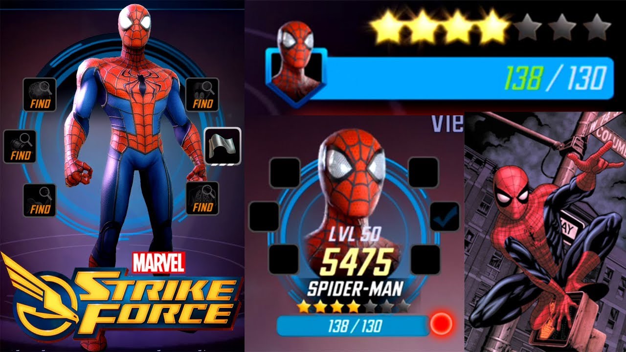 تحميل العاب سبايدر مان للاندرويد قائمة تضم أفضل العاب Spider Man بمتجر بلاي! 7 Marvel Strike Force