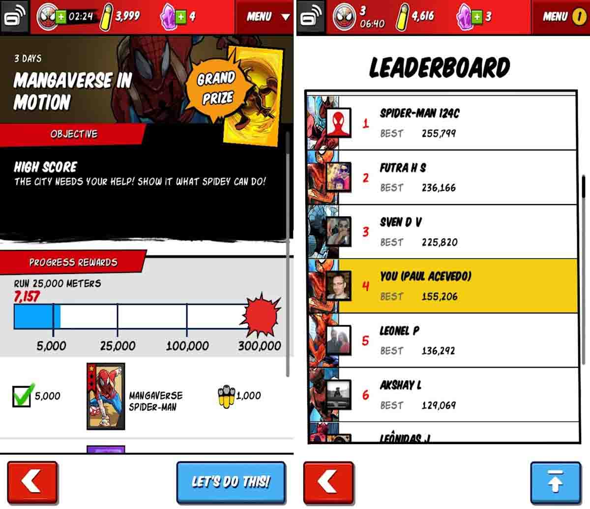 تحميل لعبة مارفل سبايدر-مان ان ليميتد MARVEL Spider-Man Unlimited APK كاملة رابط مباشر 16 وضع اللعبة في اطارا لقصة