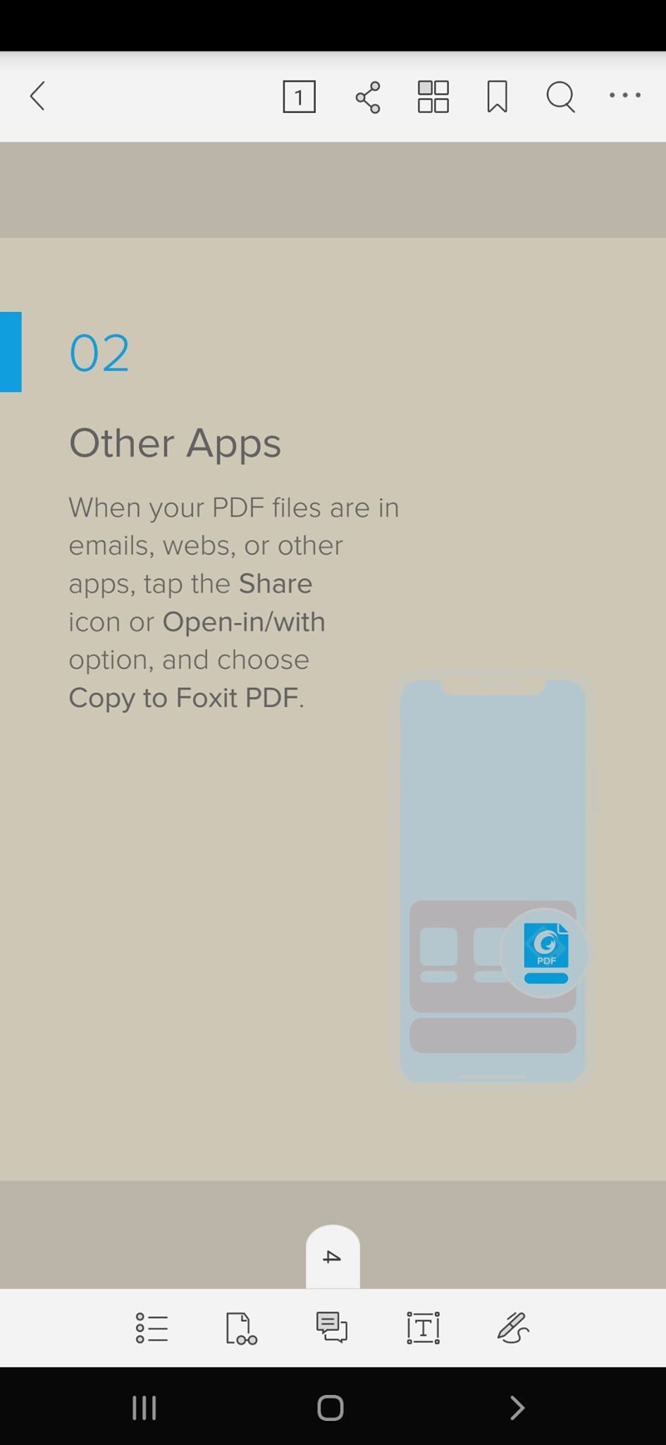 فوكست ريدر موبايل 2020 | 7.2.1 Foxit PDF Reader Mobile | تحرير PDF للاندرويد 10 فتح أو تعديل ملف في التطبيق