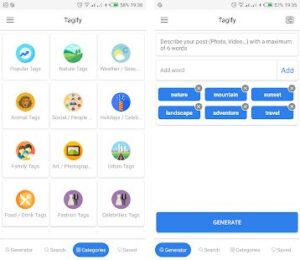 هل أنت هاوٍ للإنستقرام؟ إليك أفضل أدوات لاحتراف الانستا على الاندرويد 7 Tagify أحد تطبيقات الانستقرام