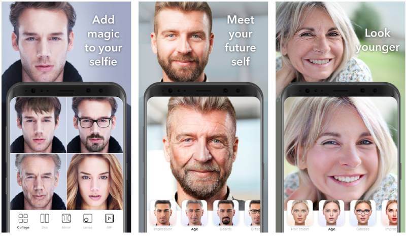 ما هي أفضل تطبيقات تكبير السن "زيادة العمر 60 عام"؟ إليك 10 من اختيارنا! 5 faceapp