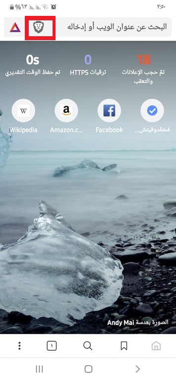 تحميل Brave .APK 1.61 "متصفح بريف 2024" مع خاصية اتصال VPN مجاني! 11 الضغط على الأسد في براوزر بريف