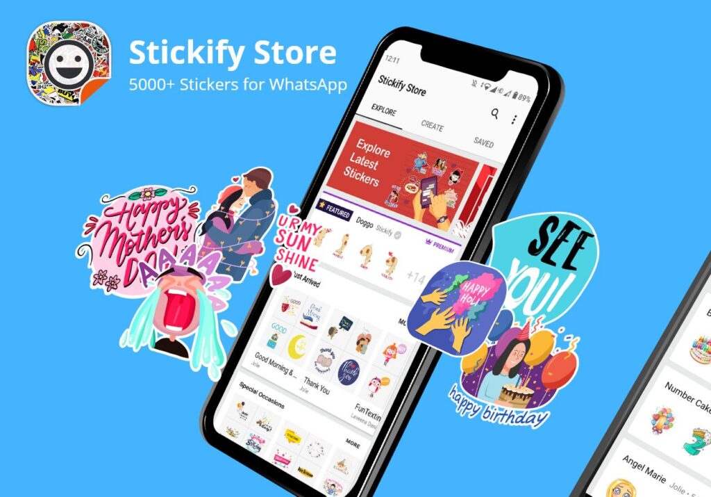 تحميل WhatsApp Messenger .APK v2.23.23.9 "واتساب 2023" روابط مباشرة 10 تطبيق Stickify أحد تطبيقات الواتساب