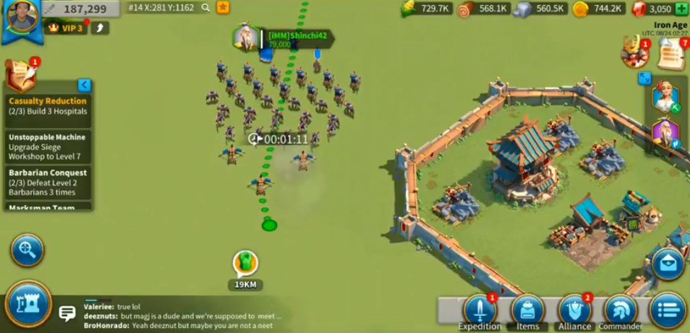 تحميل لعبة رايز اوف كينج دوم Rise of Kingdoms: Lost Crusade apk ملفات اللعبة كاملة 7 طريقة اللعب في لعبة Rise of Kingdoms: Lost Crusade 1.0.34.14