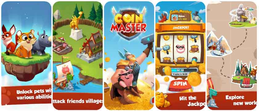 تحميل كوين ماستر Coin Master APK من أفضل ألعاب اندرويد الممتعة والخفيفة! 6 الفكرة الأساسية في لعبة Coin Master