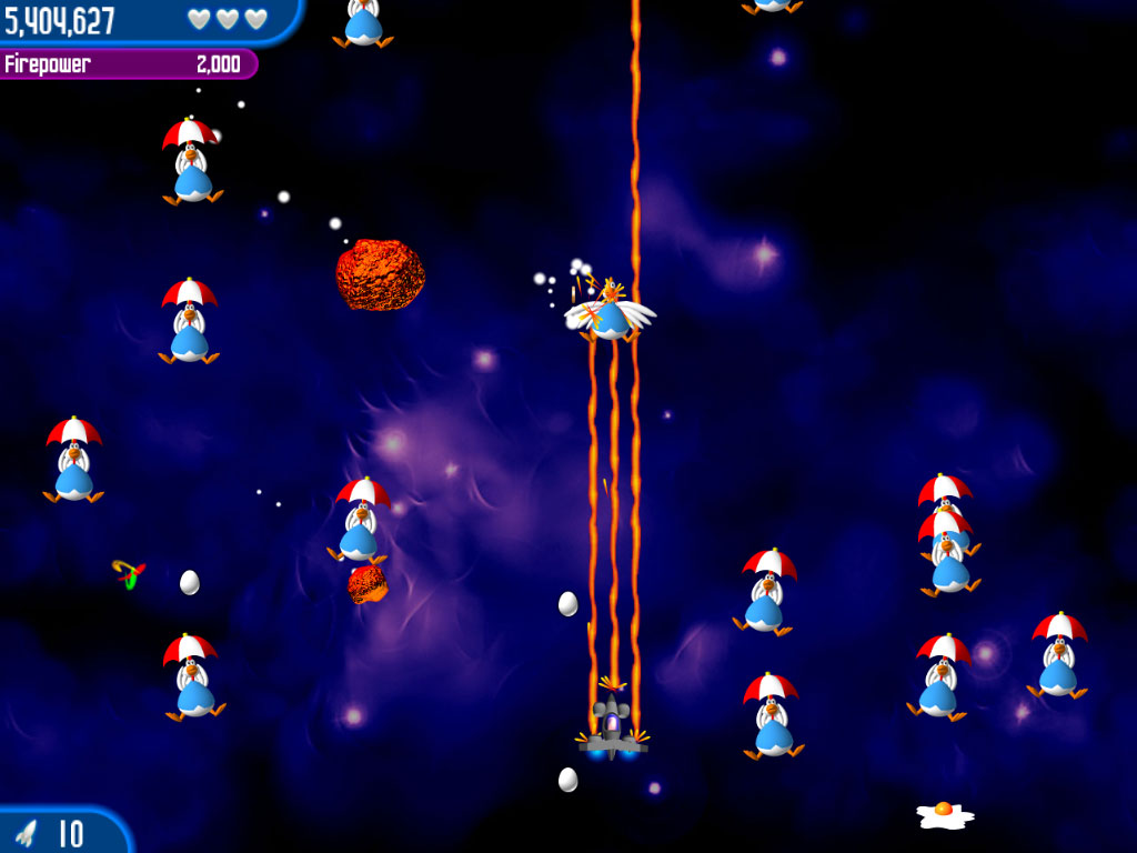 تحميل لعبة حرب الفراخ Chicken Invaders 2 apk للاندرويد والايفون 14 قتل الفراخ بالهدايا الصفراء