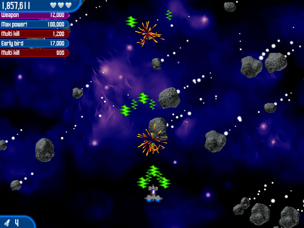 تحميل لعبة حرب الفراخ Chicken Invaders 2 apk للاندرويد والايفون 15 قتل المتحجرات بالهدايا الخضراء