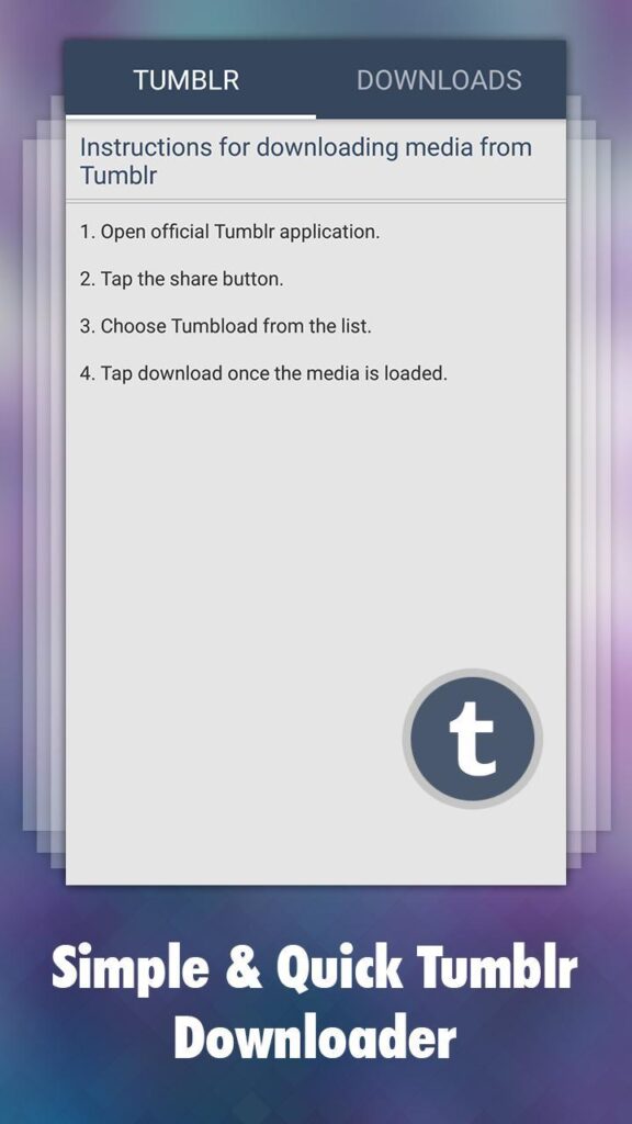 تحميل تمبلر "2022" Tumblr .APK 26.9 وأفضل أدواته للموبايل 8 تطبيق Downloader for Tumblr