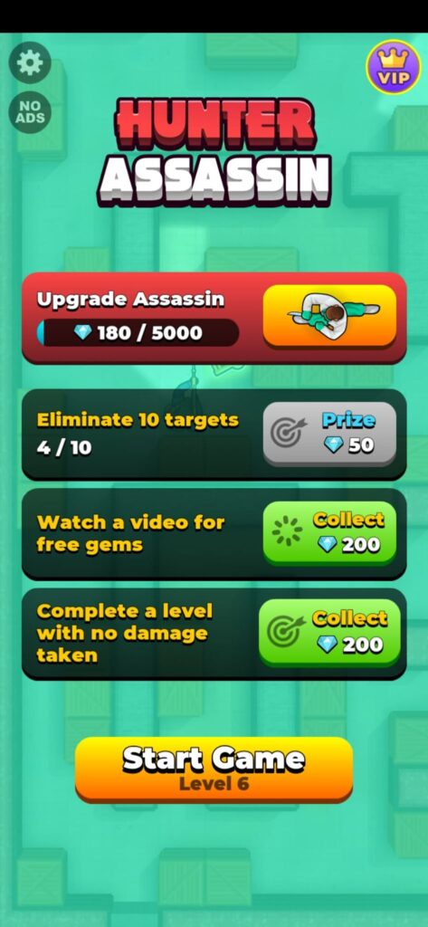 تحميل لعبة قاتل الصياد Hunter Assassin apk للاندرويد والايفون 11 الأهداف التي تحققها بعد المستوى الخامس