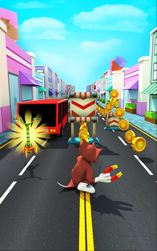 تحميل أفضل العاب توم وجيري أطفال Tom and Jerry apk لنظام الاندرويد 8 لعبة Tom Runner The Cat Rush Adventure