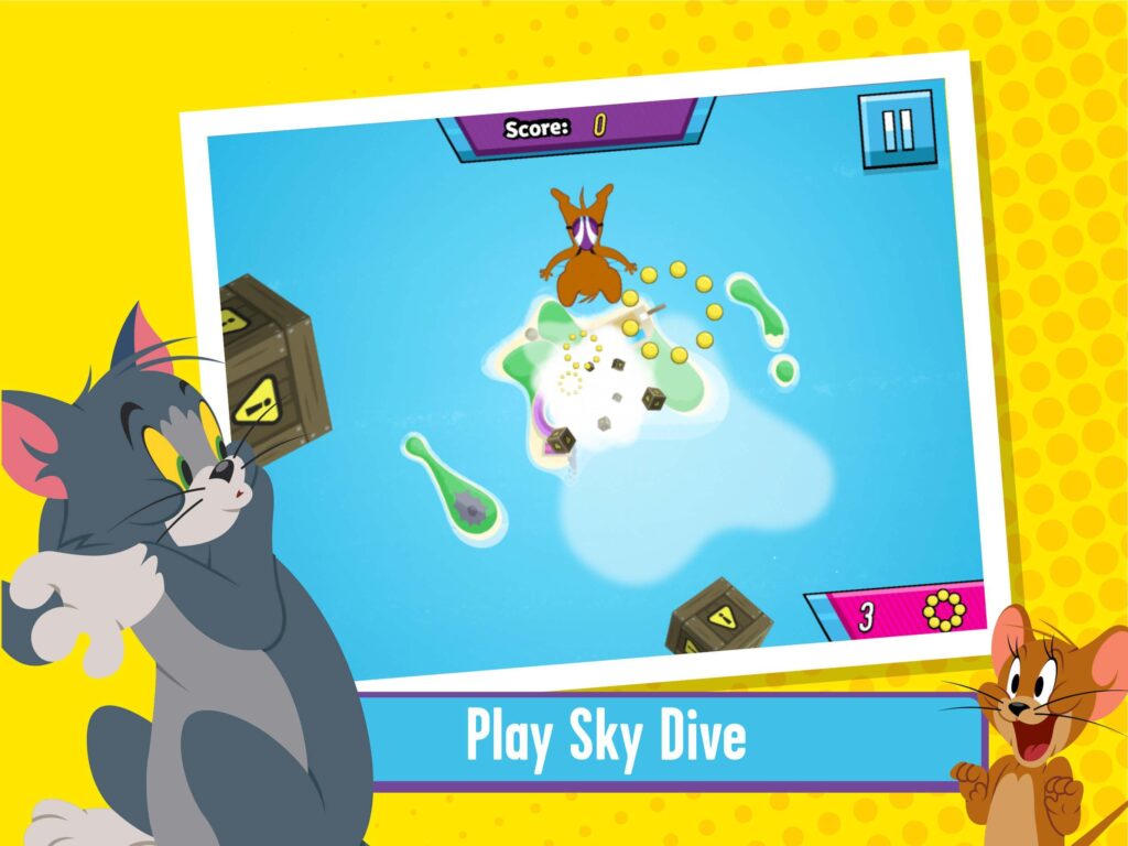 تحميل أفضل العاب توم وجيري أطفال Tom and Jerry apk لنظام الاندرويد 6 لعبة Tom and Jerry Sports