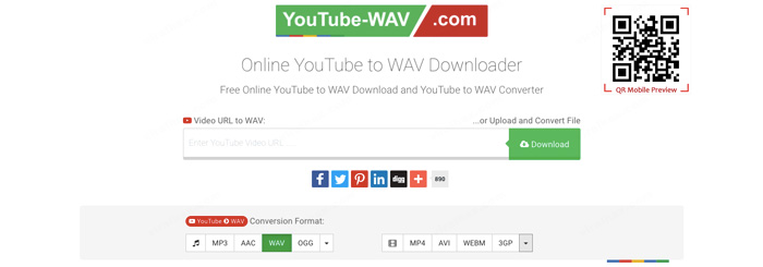 أفضل 5 أدوات مجانية لتحويل الفيديو إلى امتداد WAV على الكمبيوتر 9 YouTube WAV Downloader