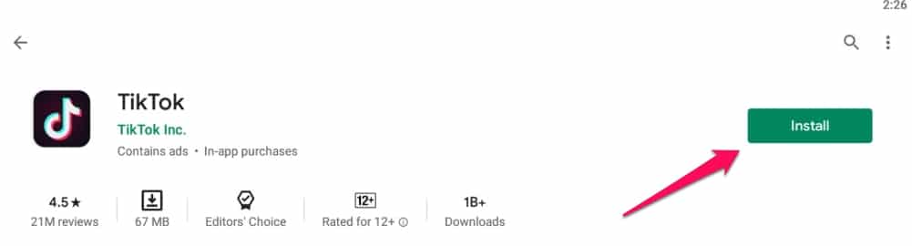 تحميل تيك توك للكمبيوتر: TikTok v16.6.4 EXE (شرح التشغيل للويندوز والماك) 14 Install TikTok on PC via Bluestacks 03