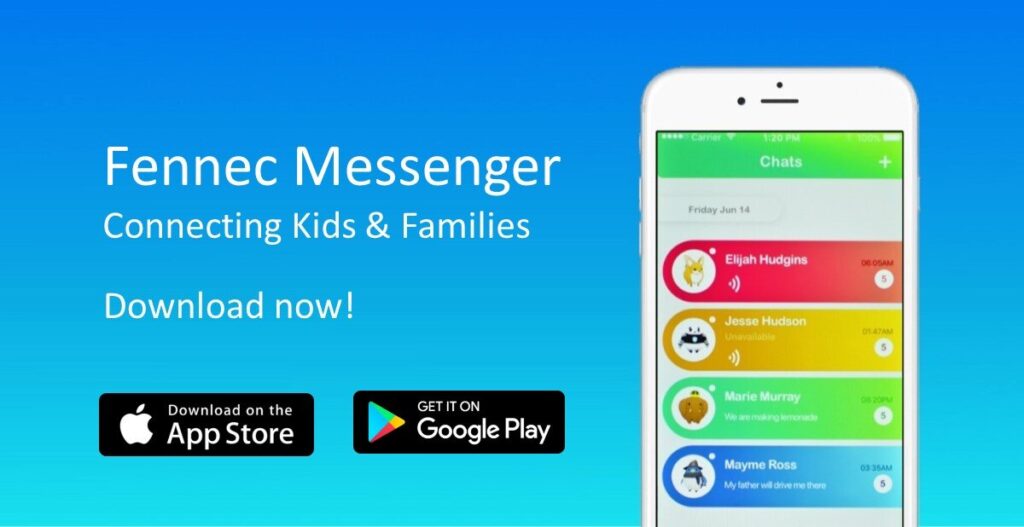 أفضل برامج ماسنجر للأطفال (بدائل Messenger Kids) للاندرويد والايفون 2020 5 تطبيق Fennec Messenger أحد بدائل الماسنجر للاطفال