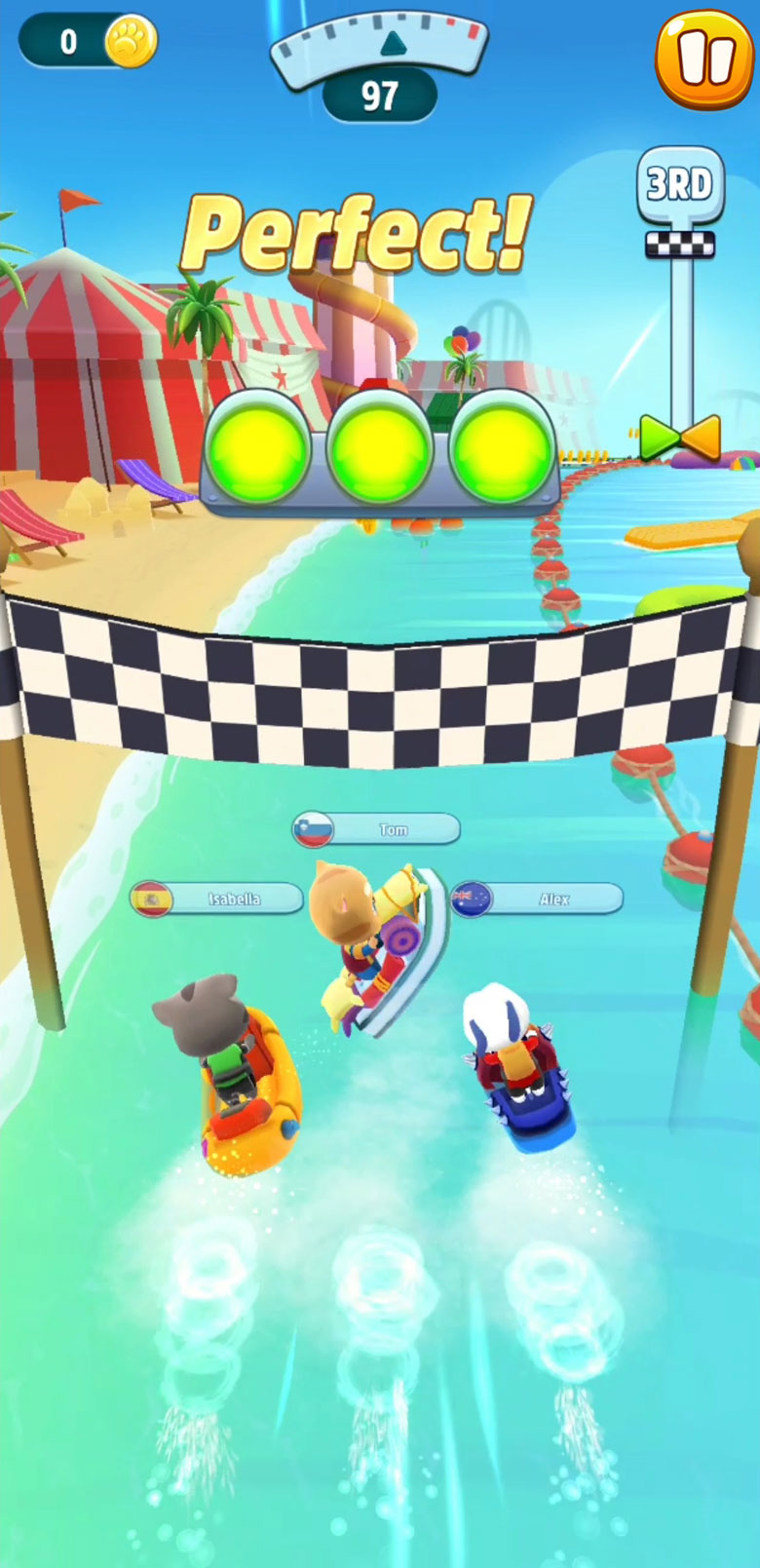 تحميل جت سكي توم المتكلم 2 Talking Tom Jetski APK رابط مباشر 6 ابدأ البداية الصحيحة عند تحميل لعبة جت سكي توم المتكلم 2