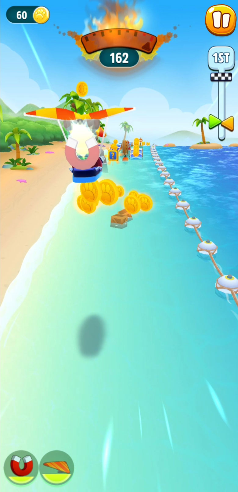 تحميل جت سكي توم المتكلم 2 Talking Tom Jetski APK رابط مباشر 10 استخدم تعزيزات القوة والسرعة عند تحميل لعبة جت سكي توم المتكلم 2