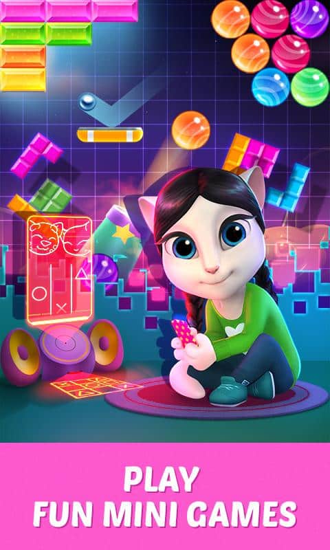 تحميل صديقتي انجيلا المتكلمة "2022" My Talking Angela .APK 5.9.1 القطة المتحدثة 10 العب الالعاب المصغرة
