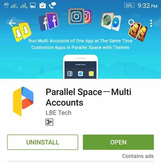 تحميل باراليل سبيس 2020 للحسابات المتعددة: Parallel Space v4.0 (للاندرويد والايفون) 6 تحميل برنامج الناسخ
