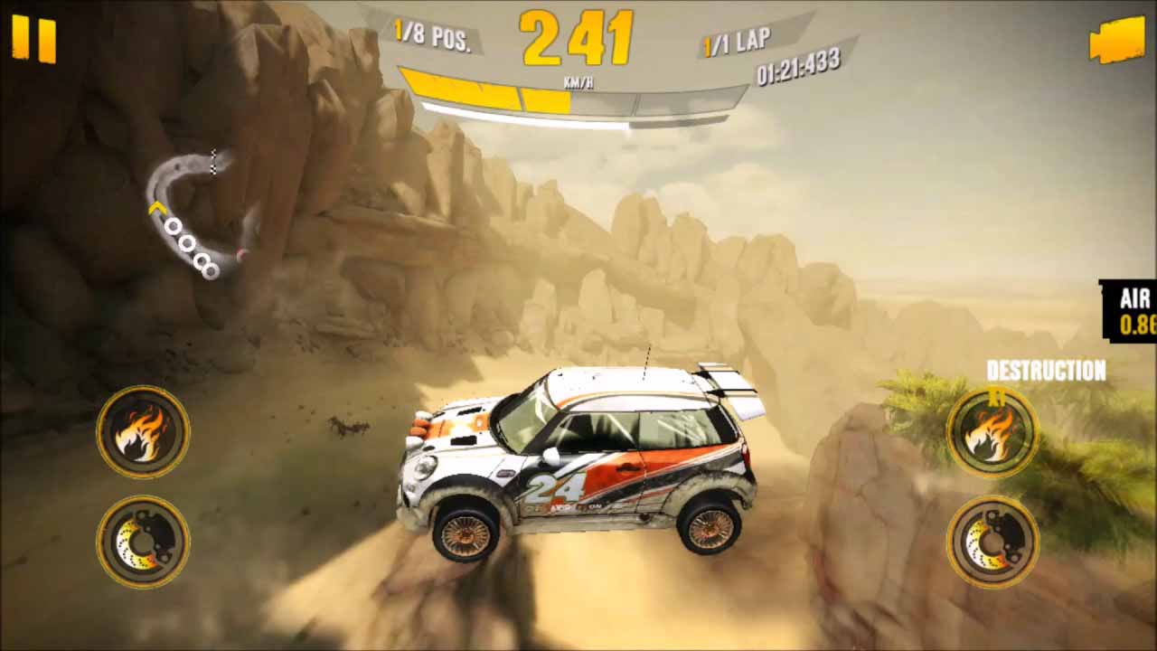 تحميل اسفلت إكستريم رالي: Asphalt Xtreme v1.9.4a .APK (روابط تنزيل مباشرة) 6 استمر في استعادة مقياس النيترو