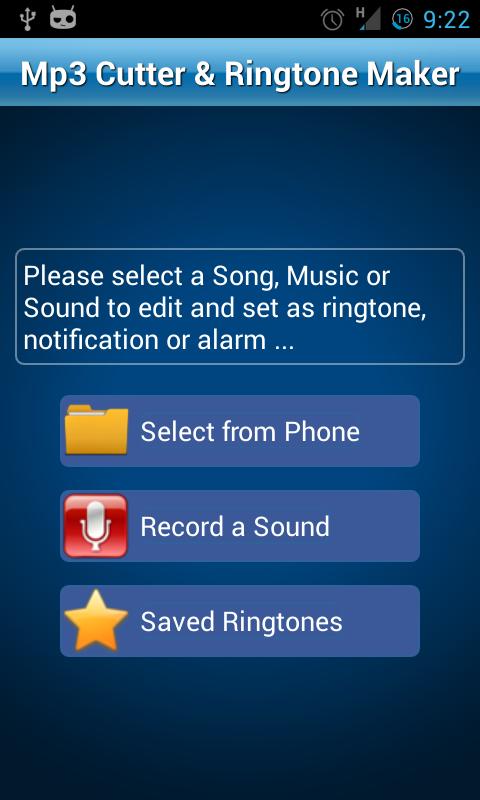 تحميل تطبيق تقطيع الاغاني: Mp3 Cutter Ringtone Maker v2.5 للاندرويد والايفون 5 تطبيق تقطيع الاغاني