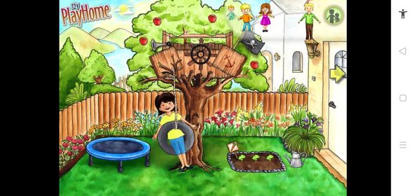 تحميل ماي بلاي هوم بيت الدمية My Play Home: Doll House APK رابط مباشر 9 حديقة المنزل عند تحميل لعبة ماي بلاي هوم