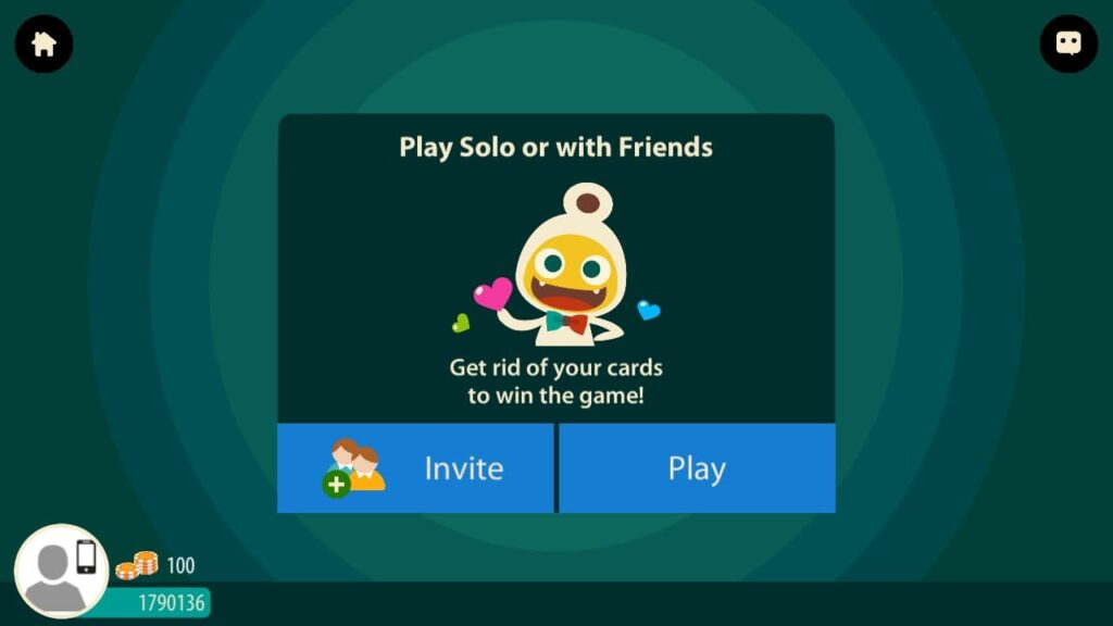 تحميل لعبة أونو Crazy 8 Multiplayer APK للاندرويد والايفون (8 المجنونة) 17 بدء اللعب بالضغط على Play