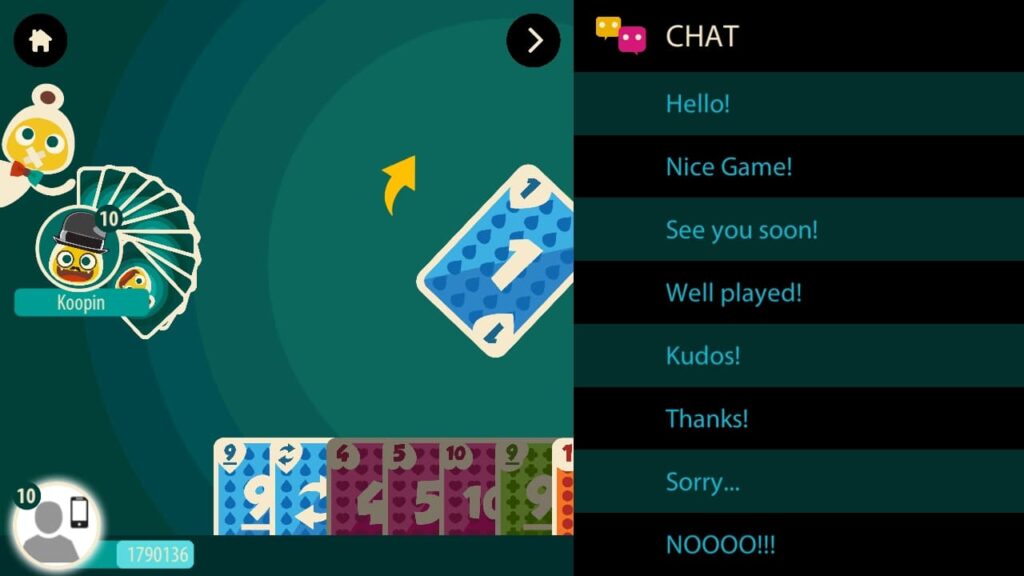 تحميل لعبة أونو Crazy 8 Multiplayer APK للاندرويد والايفون (8 المجنونة) 19 الرسائل التي يمكنك إرسالها للآخرين