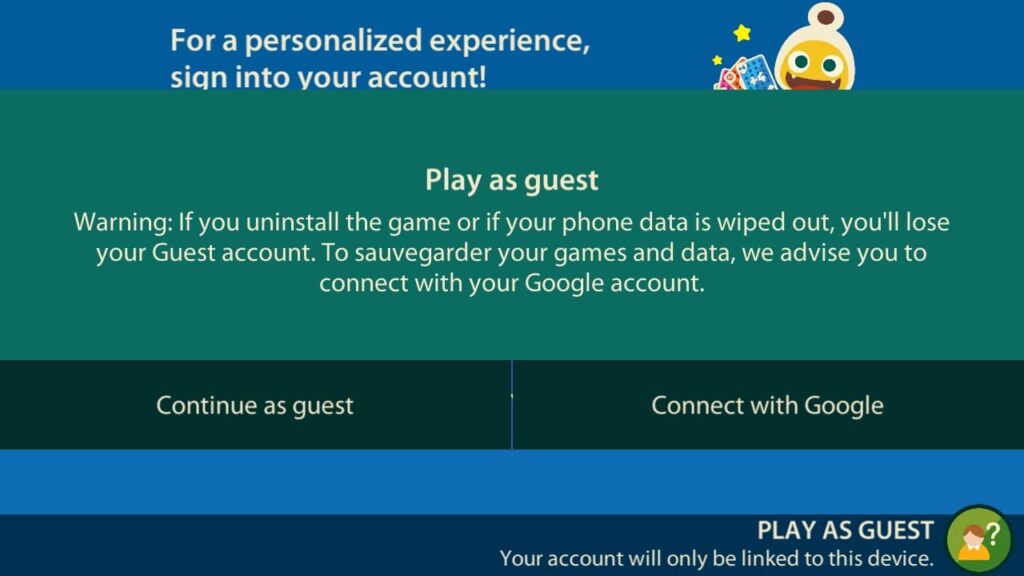 تحميل لعبة أونو Crazy 8 Multiplayer APK للاندرويد والايفون (8 المجنونة) 9 الدخول كضيف أو تسجيل الحساب في جوجل
