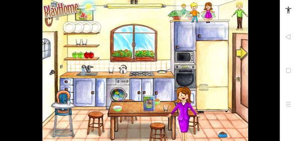 لعبة ماي بلاي هوم لايت My PlayHome Lite APK للاندرويد والايفون 9 مطبخ لعبة ماي بلاي هوم بيت الدمية لايت