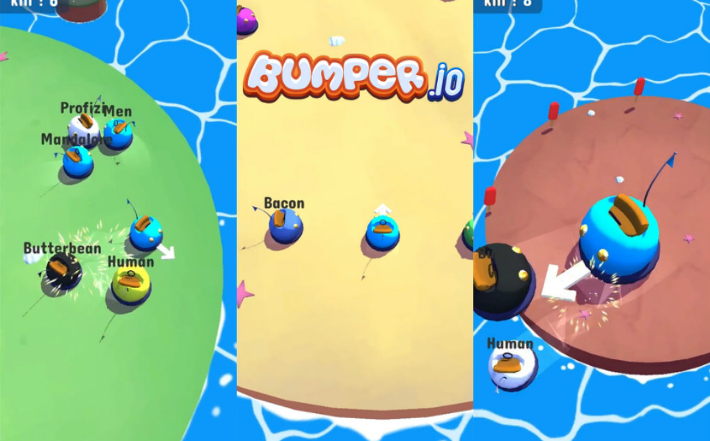 تحميل أحدث ألعاب فودو (Voodoo Games) لأجهزة اندرويد وايفون 2020 9 لعبة Bumper.io أحد ألعاب فودو