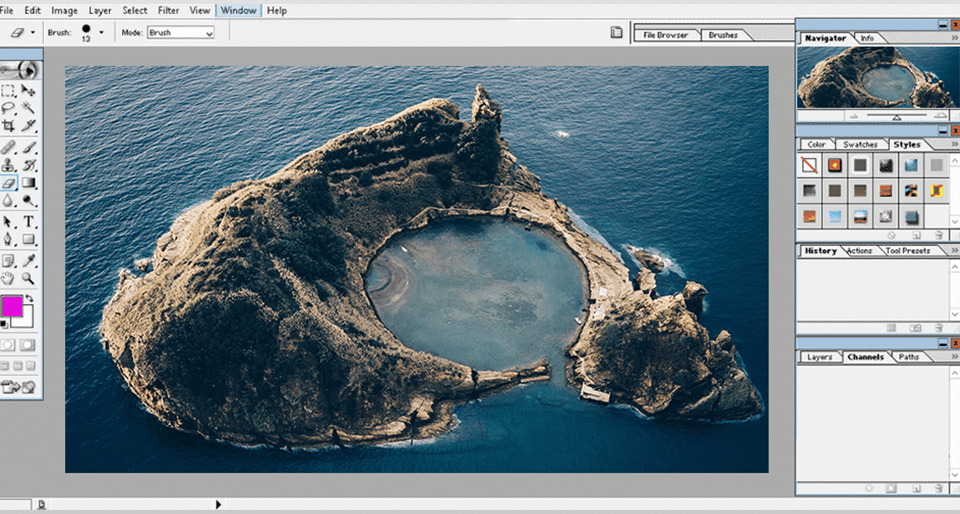 تحميل برنامج فوتوشوب 7: Adobe Photoshop 7.0.1 لعمل التصميمات (نسخة قديمة) 6 برنامج فوتوشوب 7