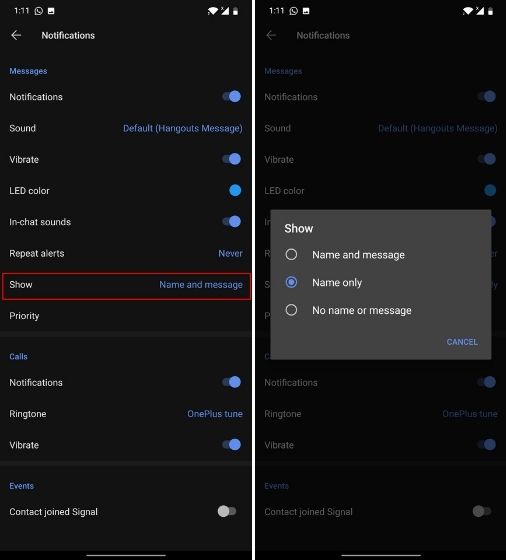 تحميل سيجنال 2024 Signal APK 7.7.1 أفضل بديل مجاني للواتساب والتيليجرام! 10 تخصيص الإشعارات في تطبيق سيجنال