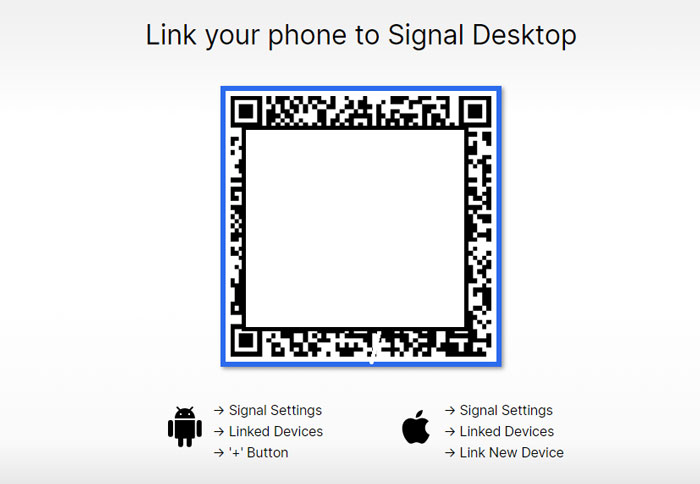 تحميل تطبيق Signal للكمبيوتر: كيفية نقل حسابك ومحادثاتك عليه لنسخة الويندوز 8 How to Link your phone to Signal Desktop 4
