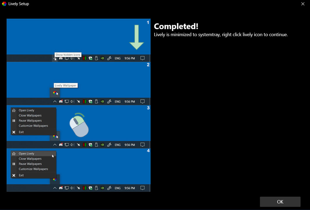تحميل برنامج Lively WallPaper: كيفية وضع خلفية متحركة على الكمبيوتر 7 how to set live wallpaper on windows 10 desktop 3