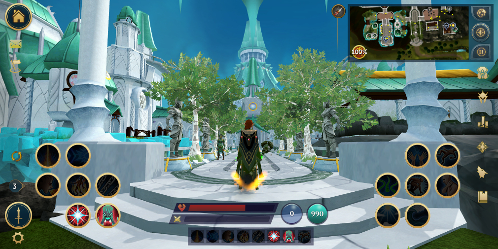 تحميل لعبة Runescape apk للاندرويد والايفون من أفضل العاب المغامرات القديمة 5 runescape mobile ios screenshot city