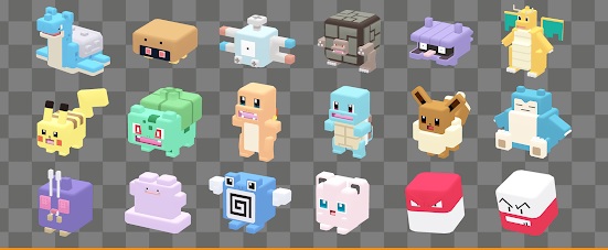 تحميل Pokemon Quest APK 1.0.9 البوكيمون الأصفر حينما تتحول إلى ماين كرافت! 6 Pokemon Quest