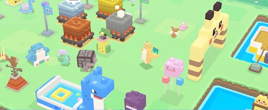 تحميل Pokemon Quest APK 1.0.9 البوكيمون الأصفر حينما تتحول إلى ماين كرافت! 7 Pokemon Quest